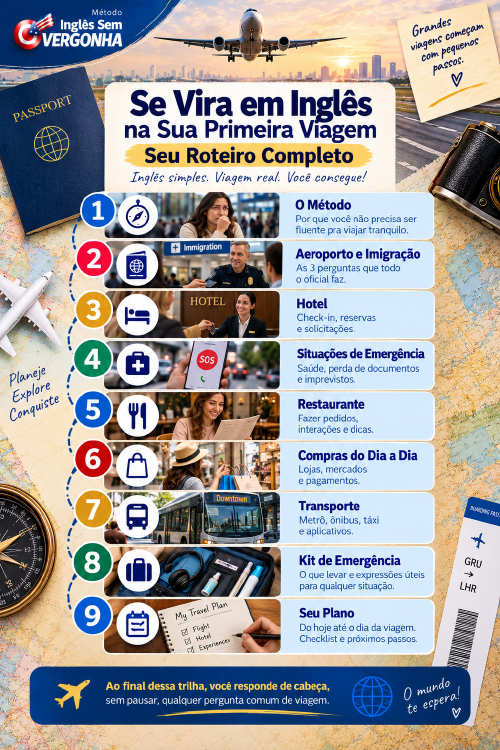 Bônus 3: Guia de Inglês para Viagens